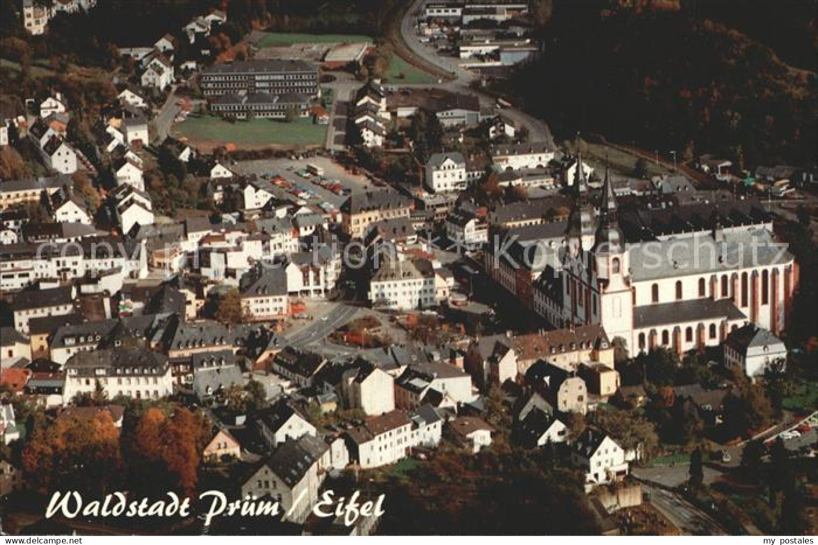 Pruem Eifel Fliegeraufnahme