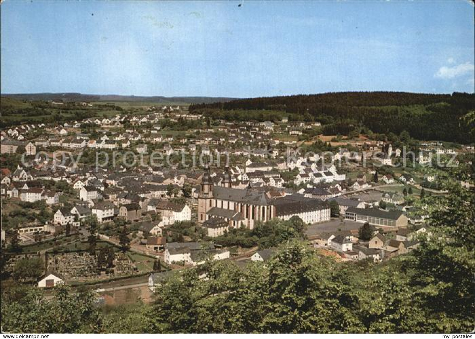 Pruem Eifel Panorama Waldstadt
