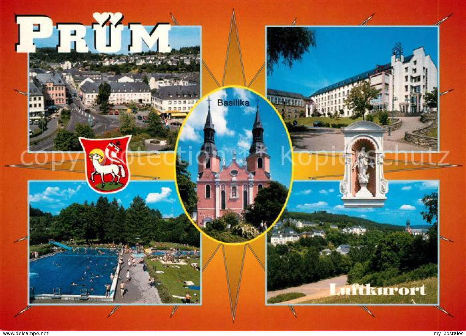 Pruem Eifel Schwimmbad Panorama
