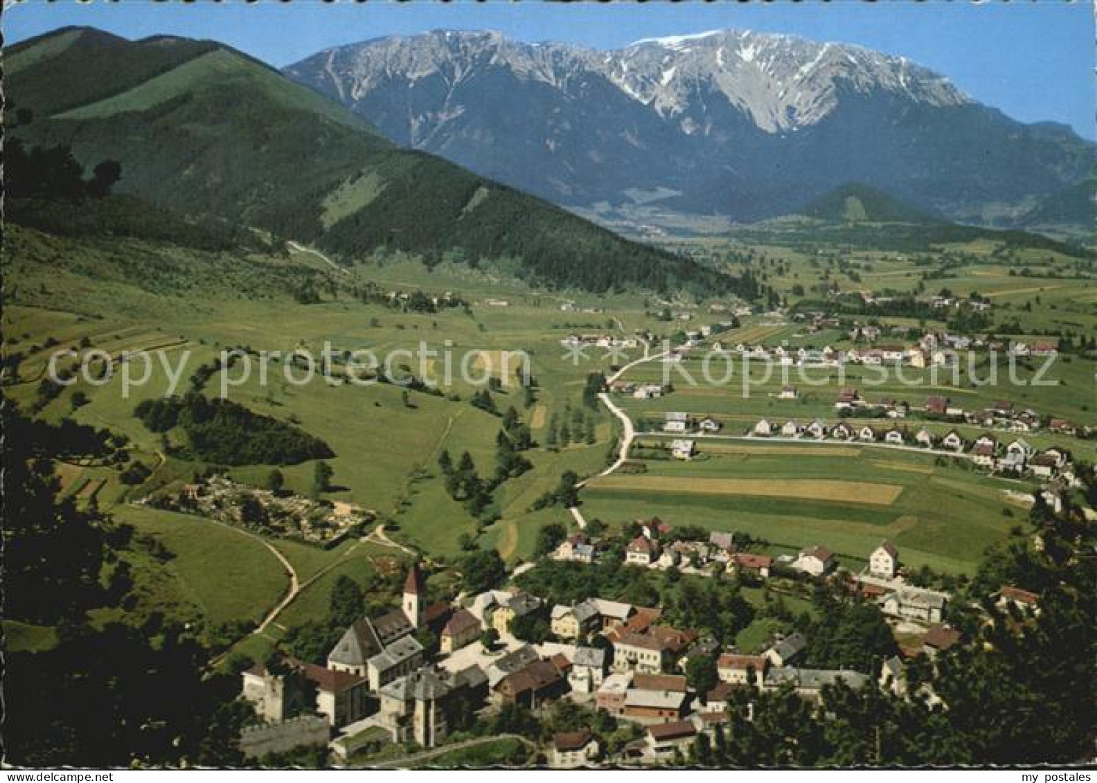 Puchberg Schneeberg Blick zum Schneeberg