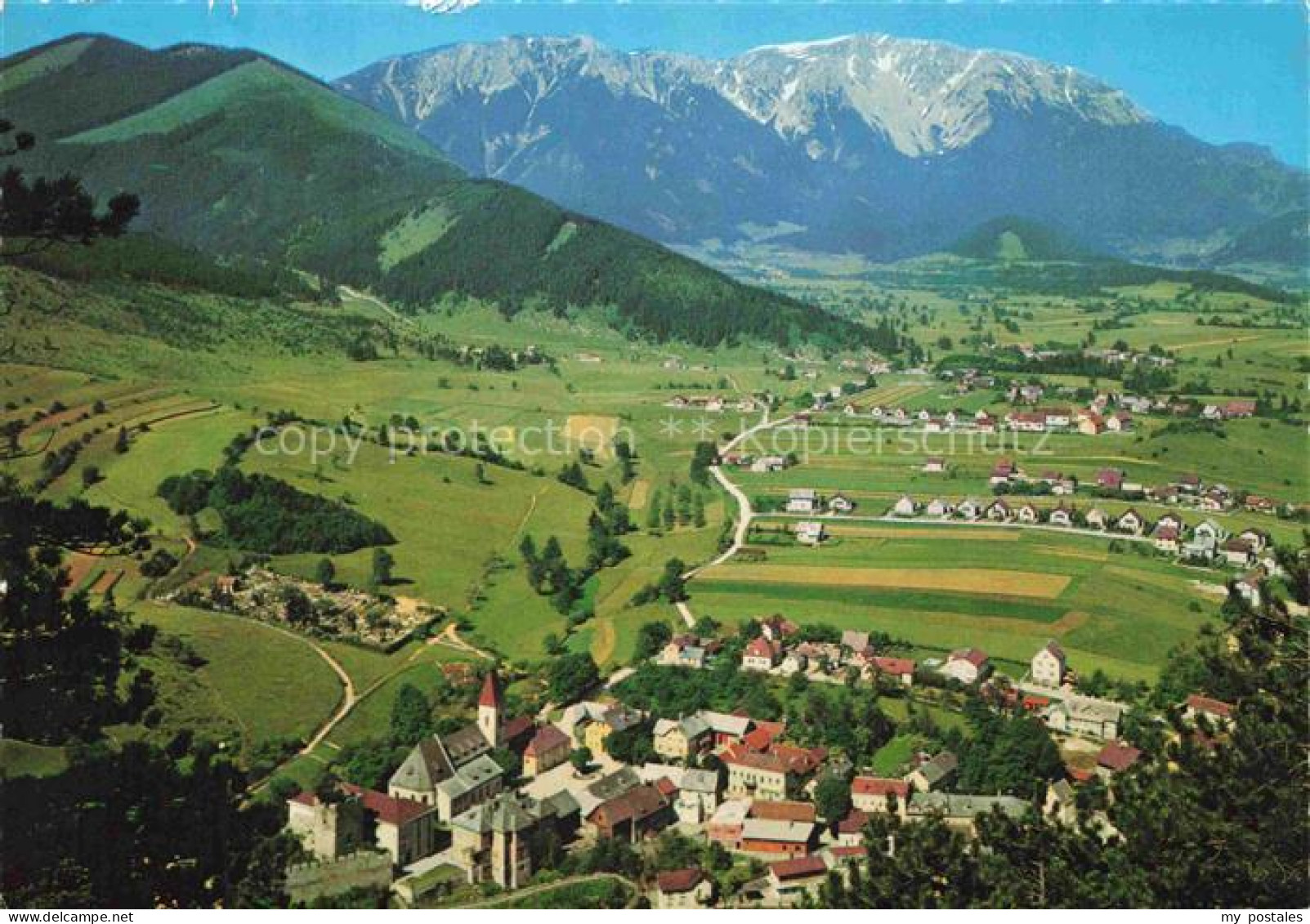 Puchberg Schneeberg Niederoesterreich AT Blick zum Schneeberg