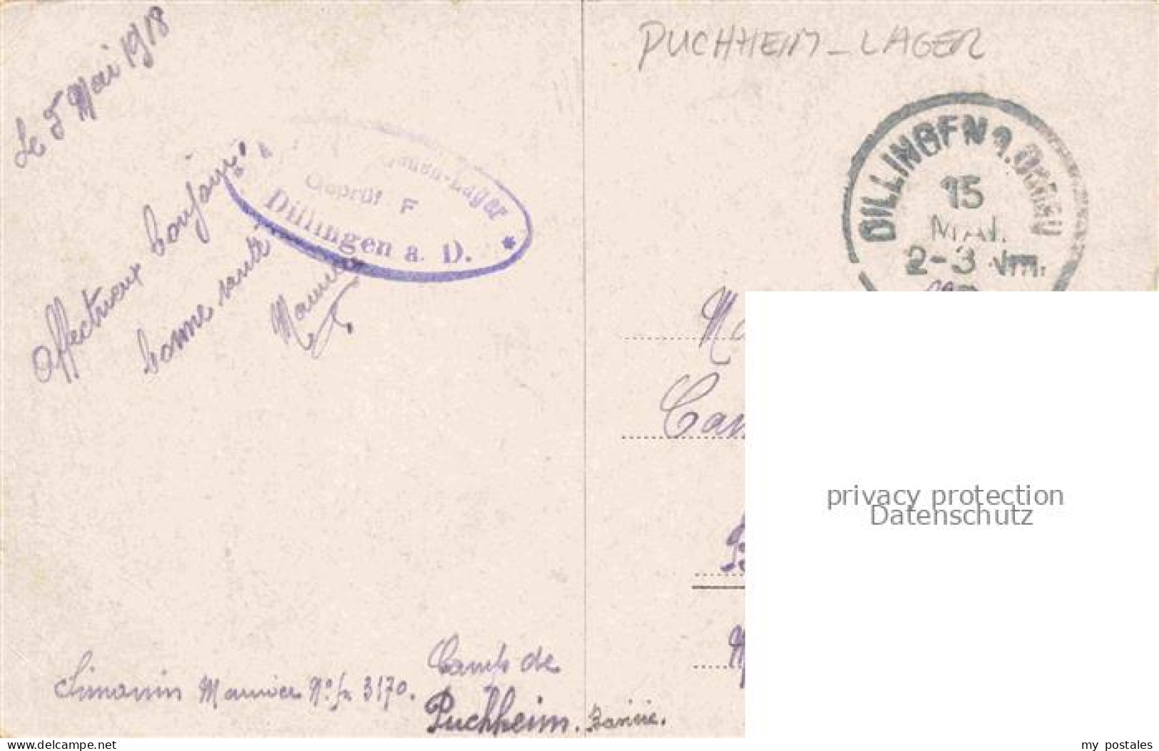 Puchheim  Lager Fuerstenfeldbruck Oberbayern Déchargement des nos biscuits Beim