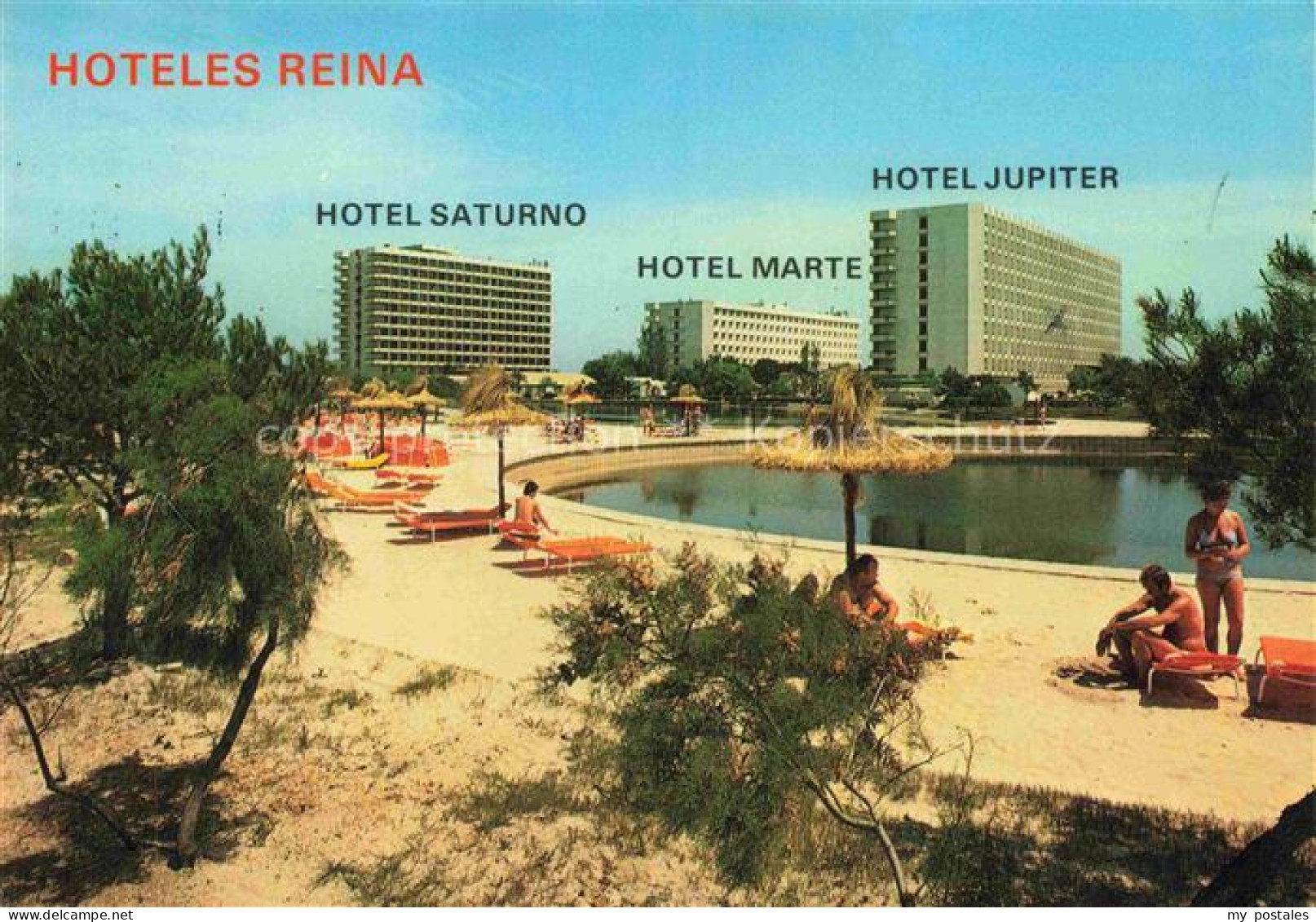 Puerto de Alcudia Mallorca ES Hoteles Reina Piscina