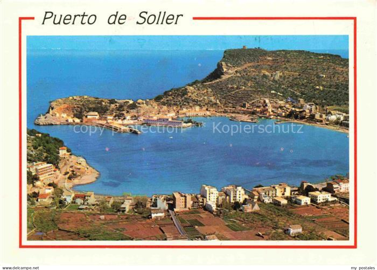 Puerto-de-SOLLER Porto Soller Mallorca ES Vista aérea del puerto