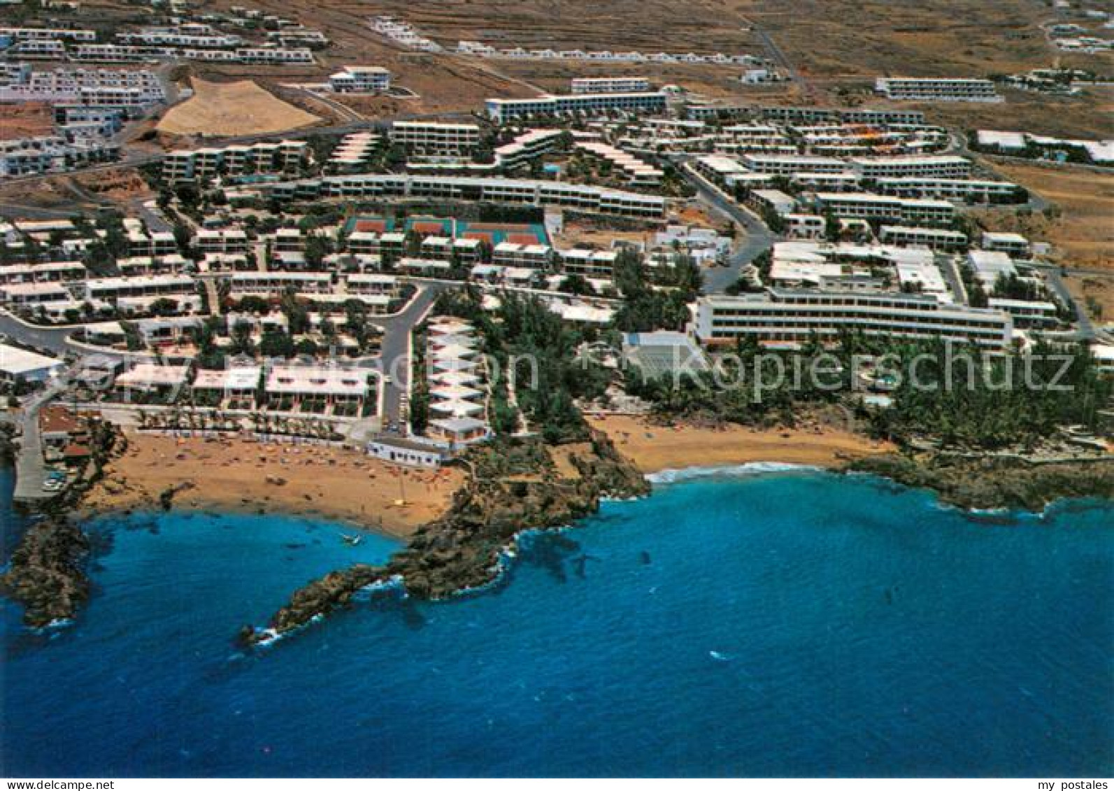 Puerto del Carmen Hoteles playa vista aérea