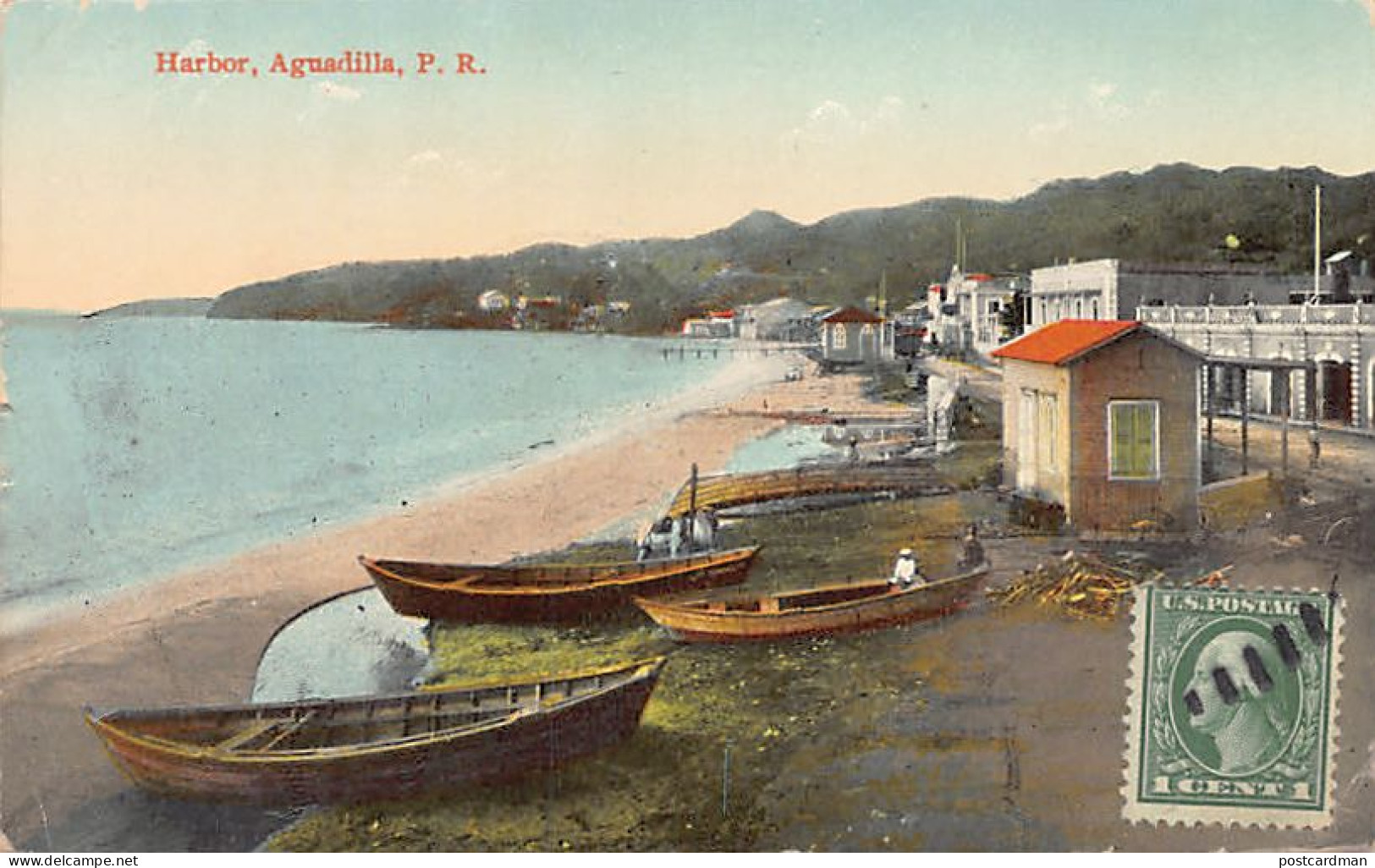 Puerto Rico - AGUADILLA - Harbor - Publ. F. Liebig 129