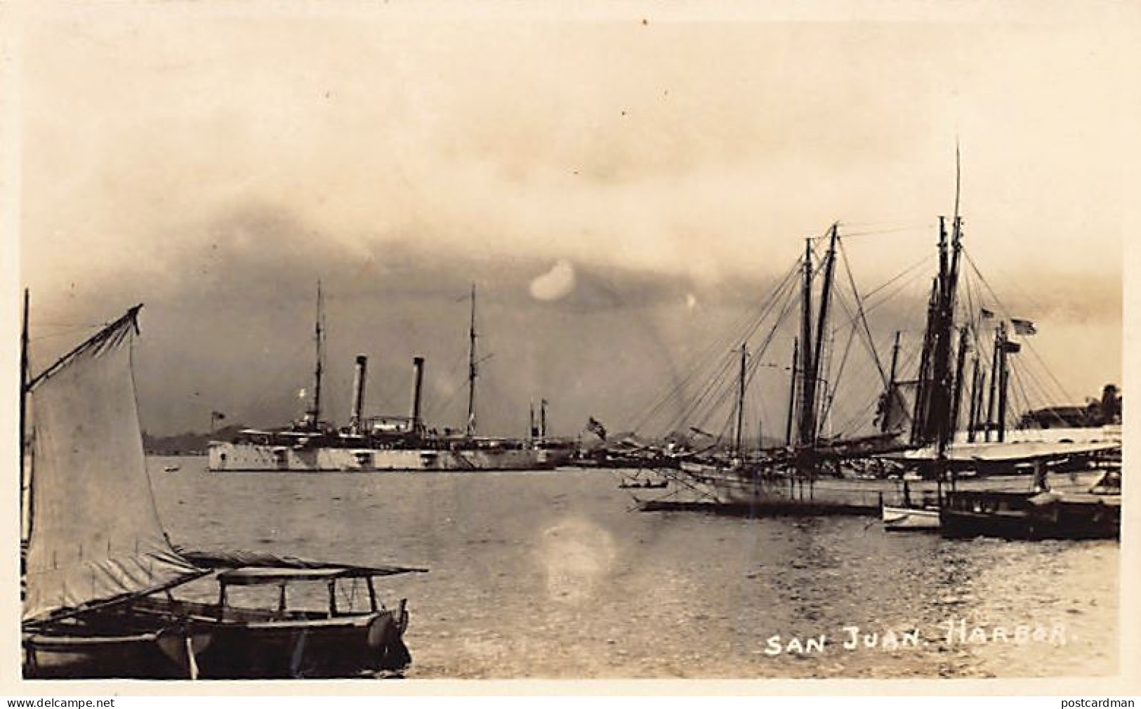 Puerto Rico - SAN JUAN - Harbor - REAL PHOTO