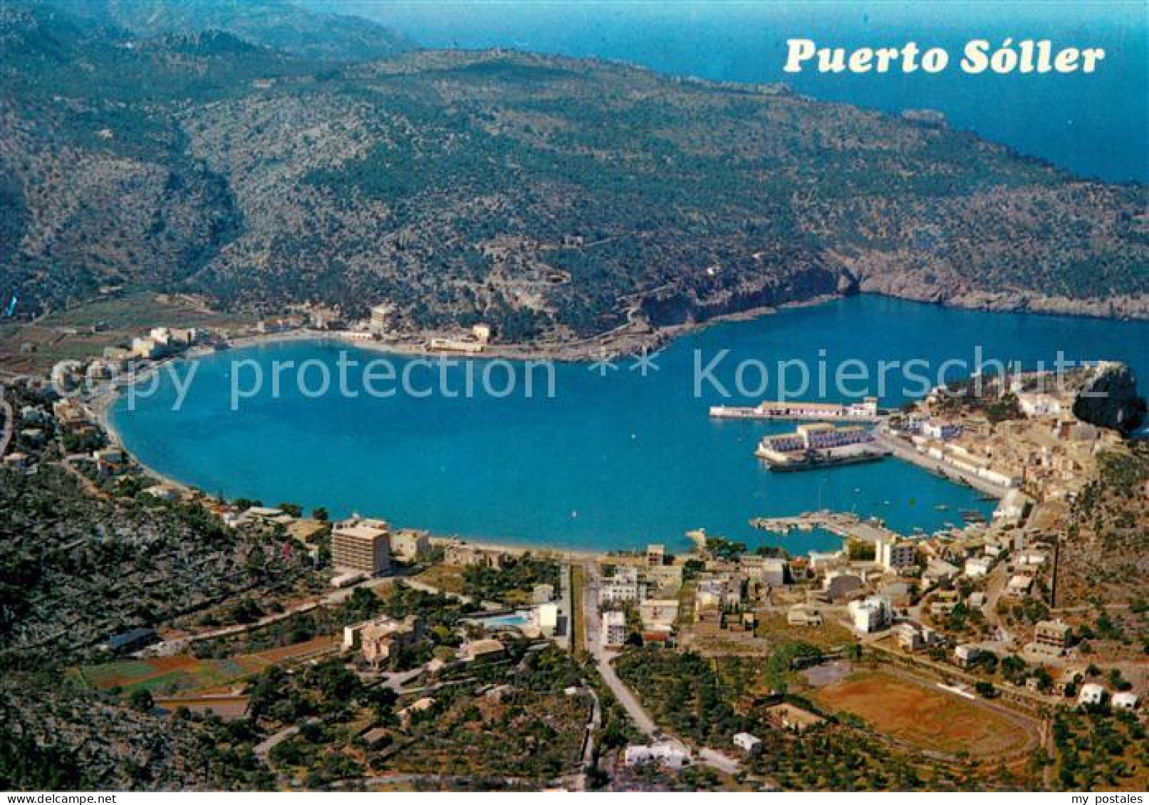 Puerto-Soller Mallorca ES Vista aérea del puerto