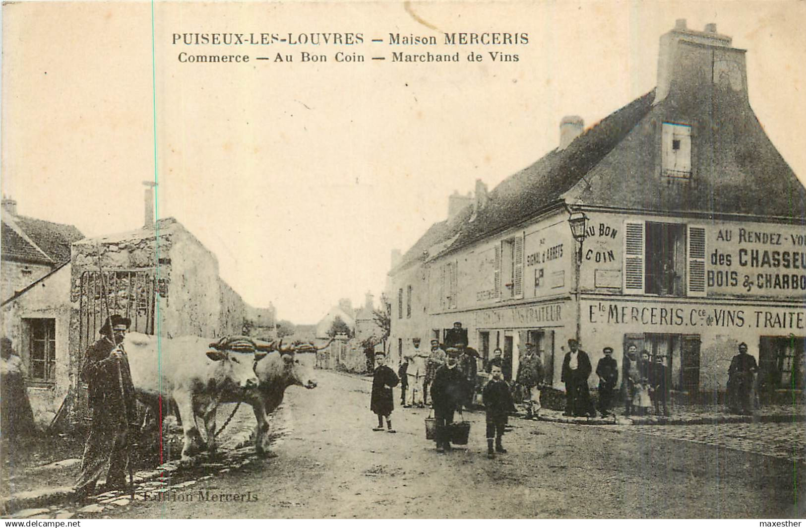PUISEUX LES LOUVRES Maison Merceris "Au bon coin"