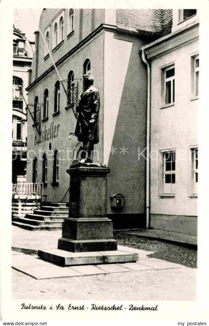 Pulsnitz Sachsen Ernst Rietzschel Denkmal