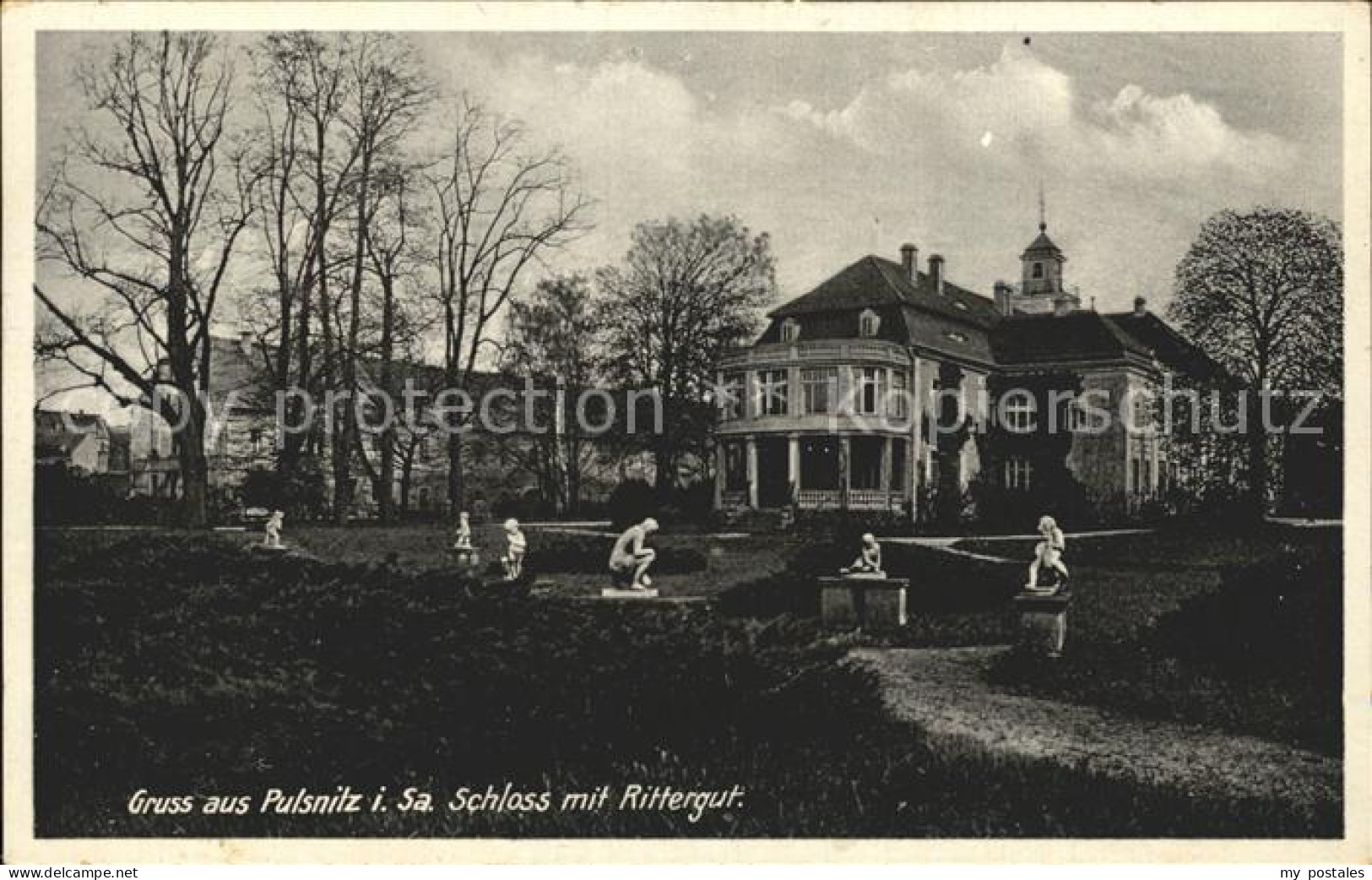 Pulsnitz Sachsen Schloss mit Rittergut