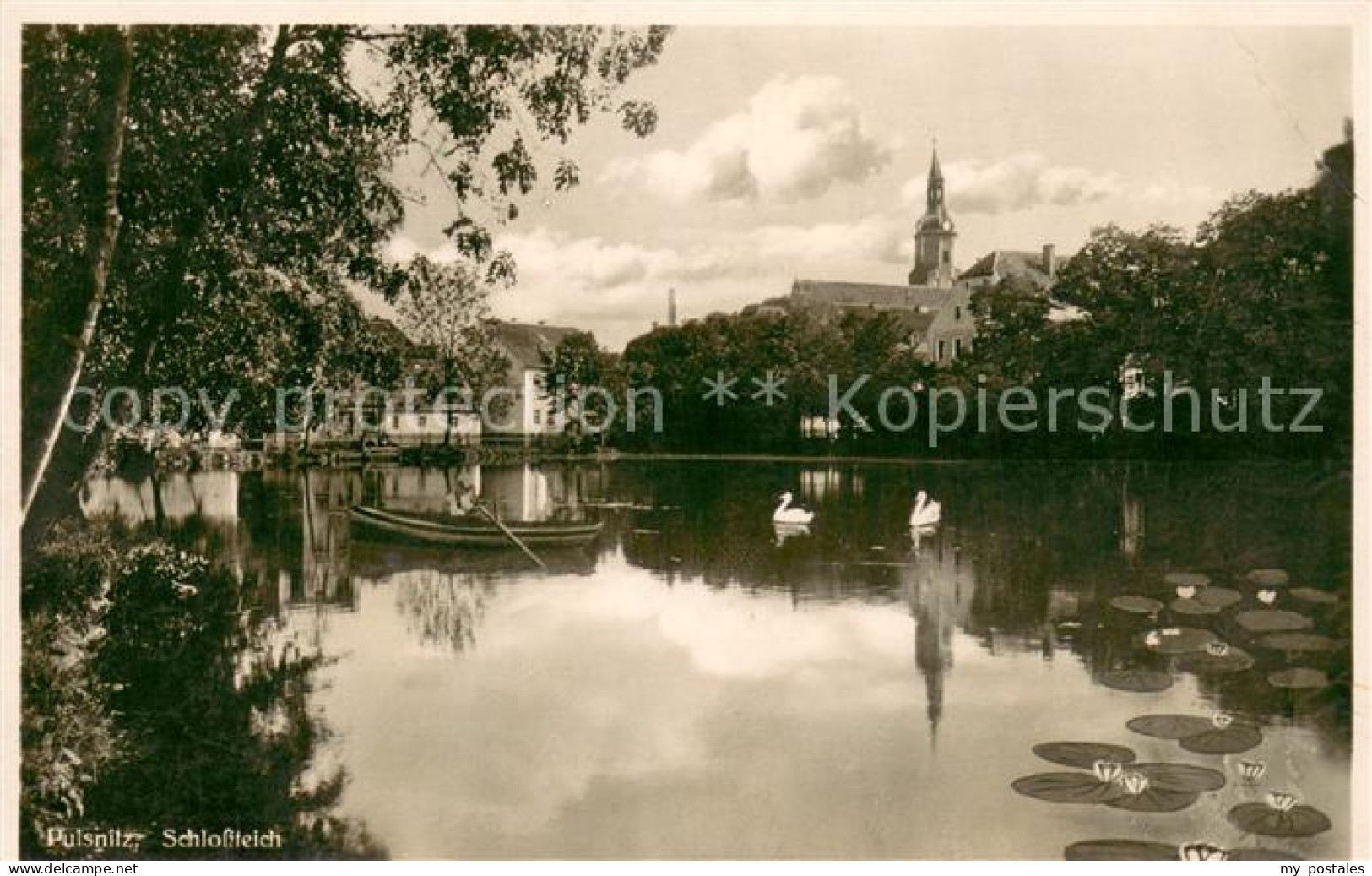 Pulsnitz Sachsen Schlossteich
