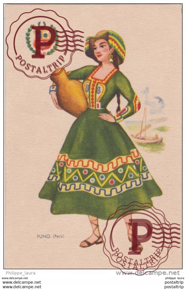 PUNO. PERÚ. TRAJE TÍPICO DE PERÚ