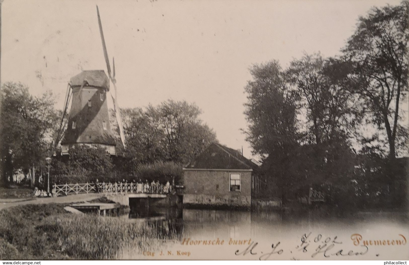 Purmerend // Hoornsche Buurt (Molen) 1902