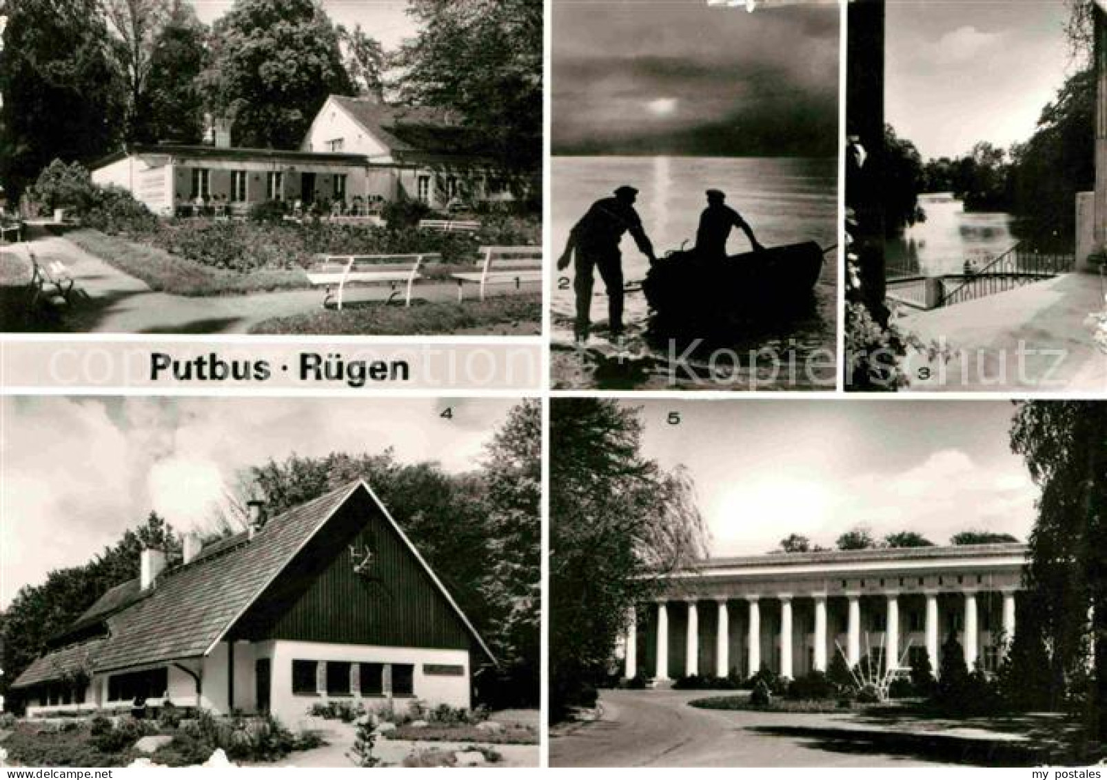 Putbus Ruegen Gaststaette Rosencafe Park HO-Gaststaette Jaegerhuette Haus Goor
