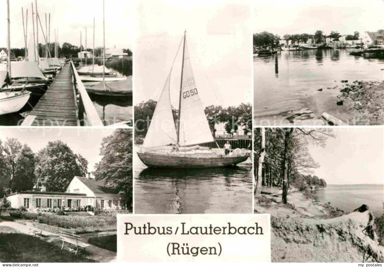 Putbus Ruegen Hafen RosenCafe Haus Goor