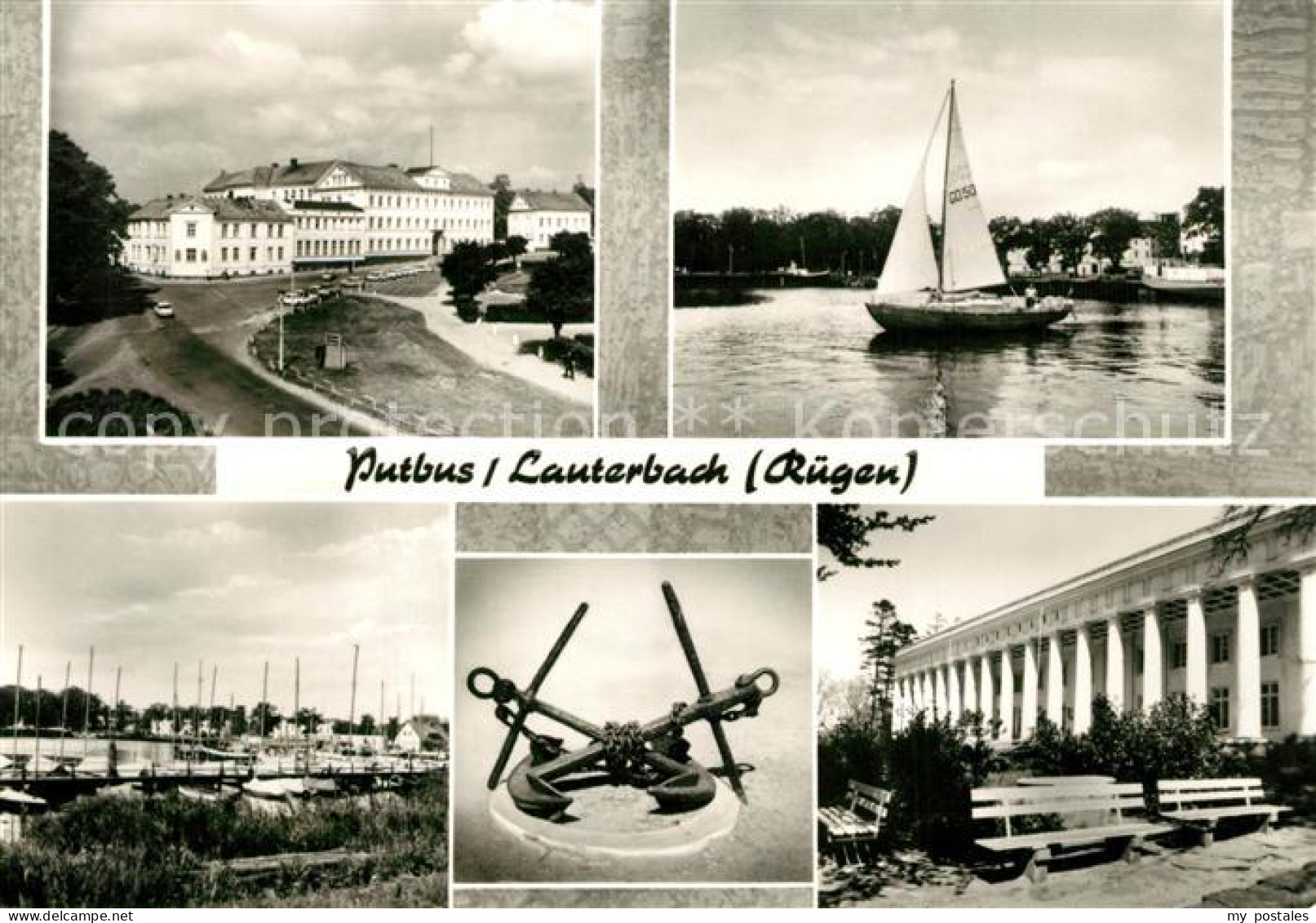 Putbus Ruegen Institut fuer Lehrerbildung Segler Hafen Bootshafen Haus Goor