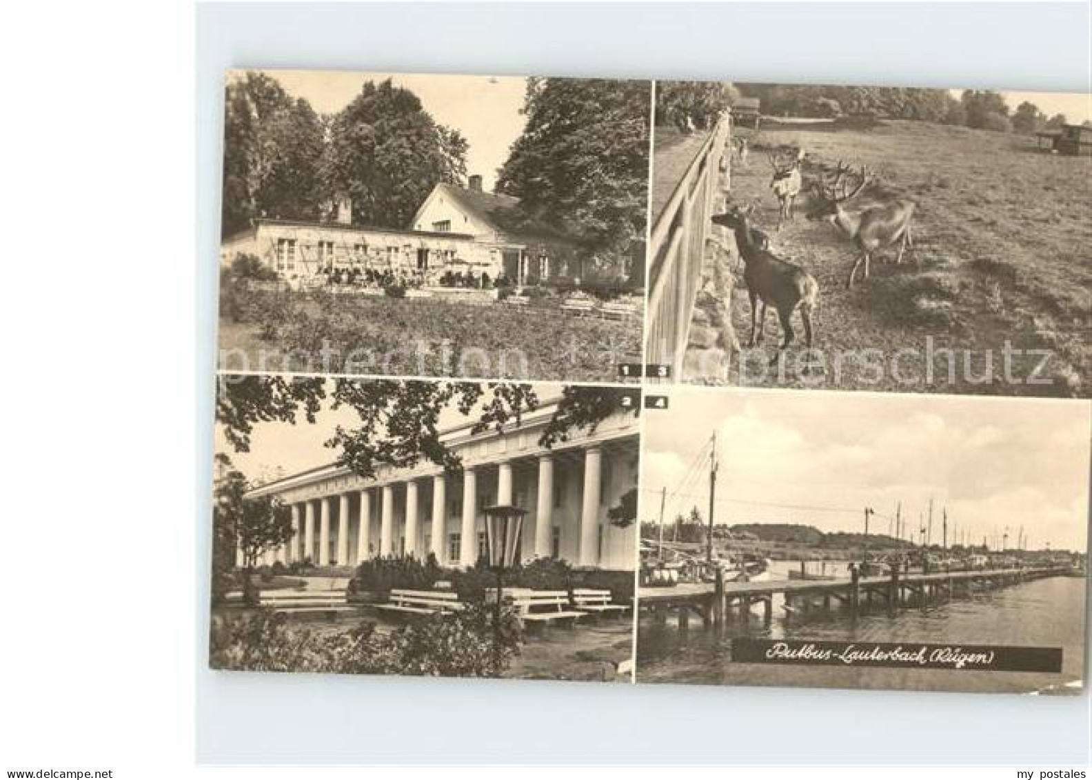 Putbus Ruegen Rosencafe Lauterbach Haus Goor Erholungsheim Hafen