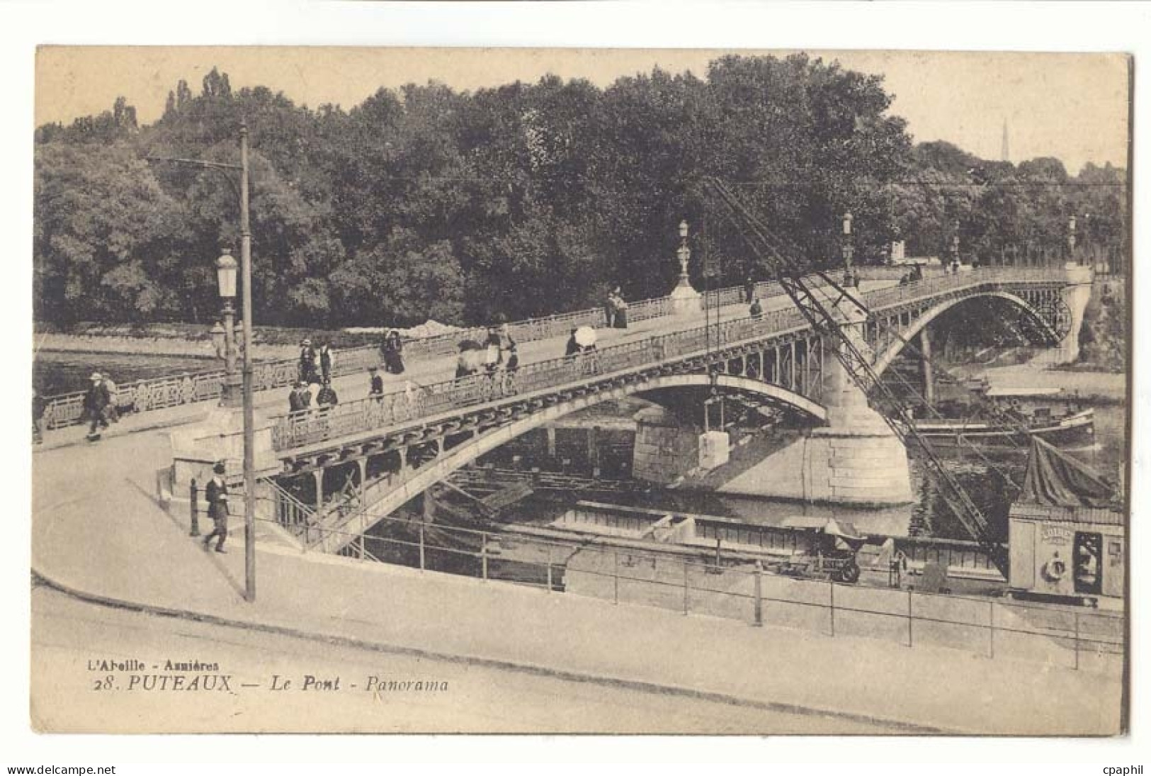 Puteaux CPA Le pont panorama