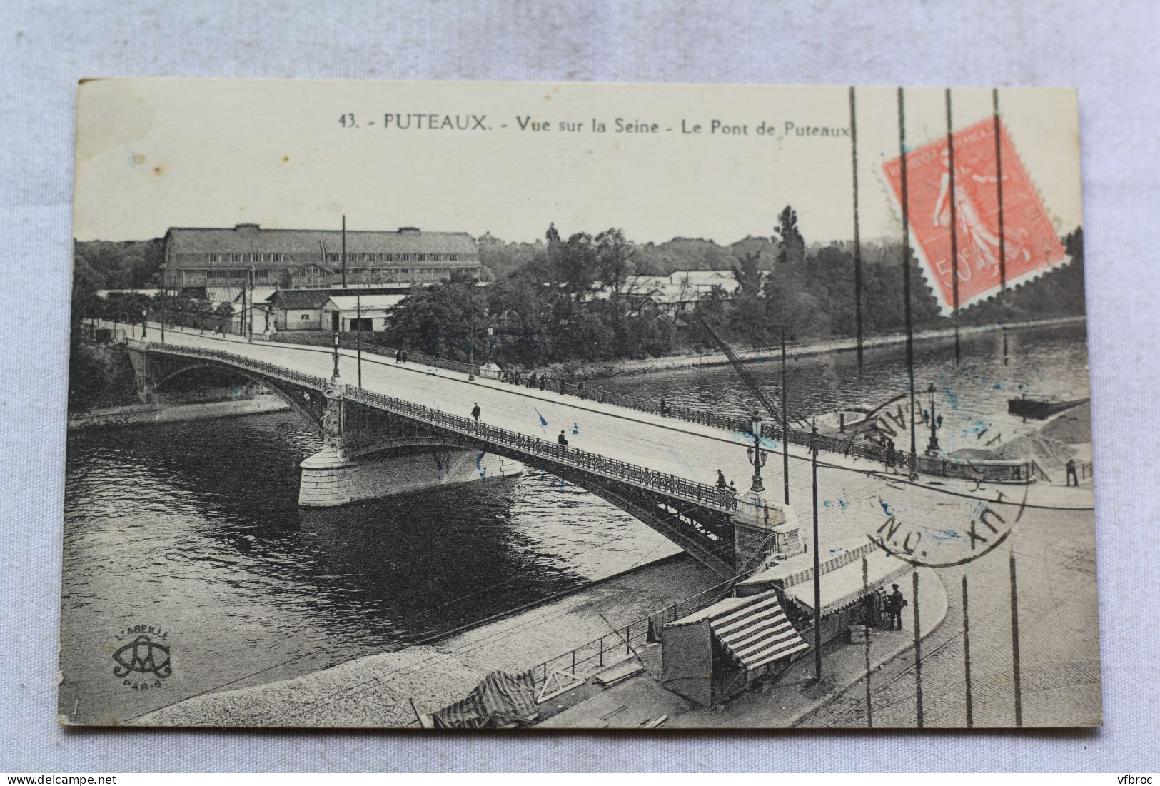 Puteaux, vue sur la Seine, le pont de Puteaux, Hauts de Seine 92