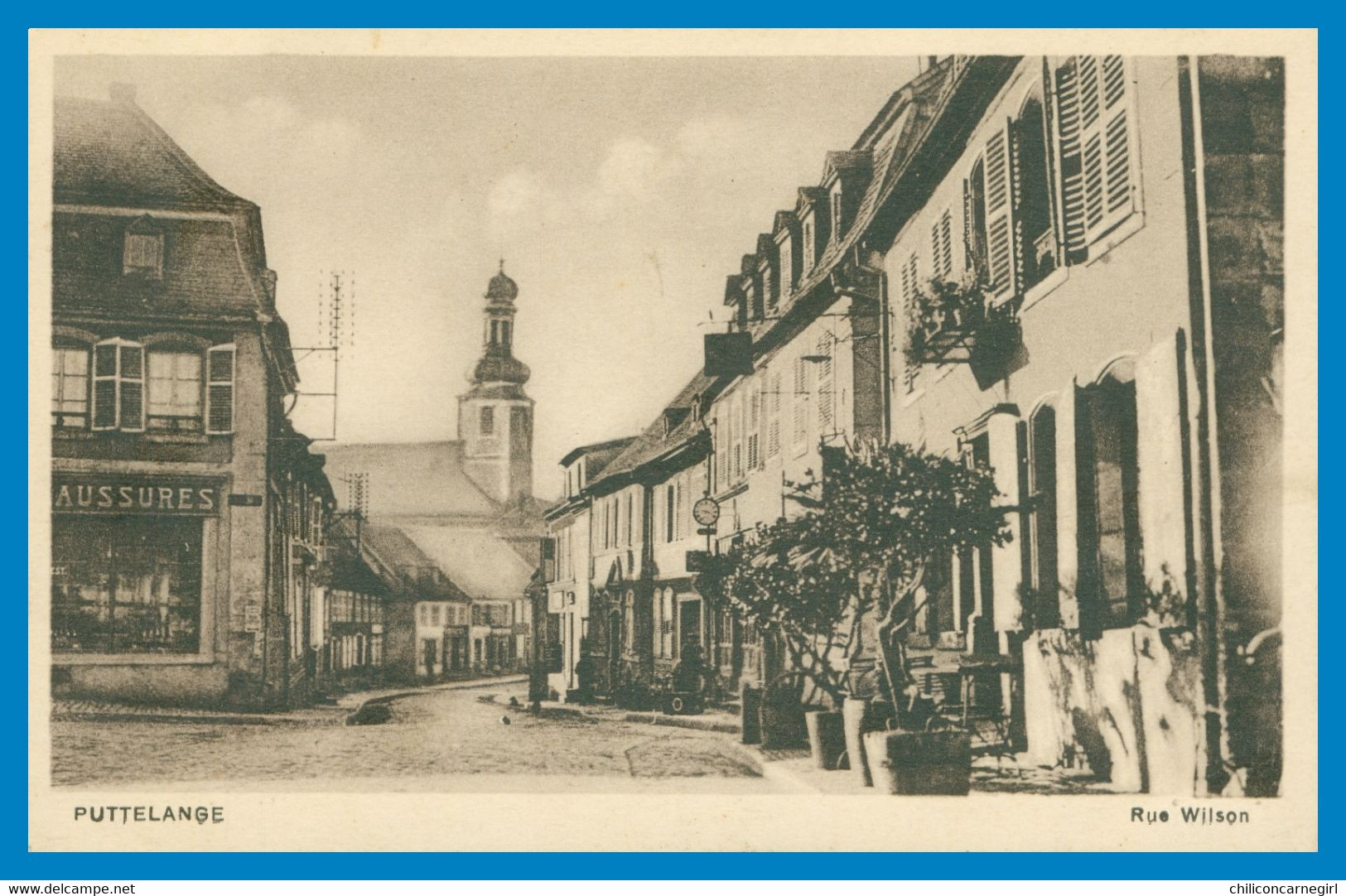 PUTTELANGE - Rue Wilson - Commerce Chaussures - Edit. WILHELM KREBS