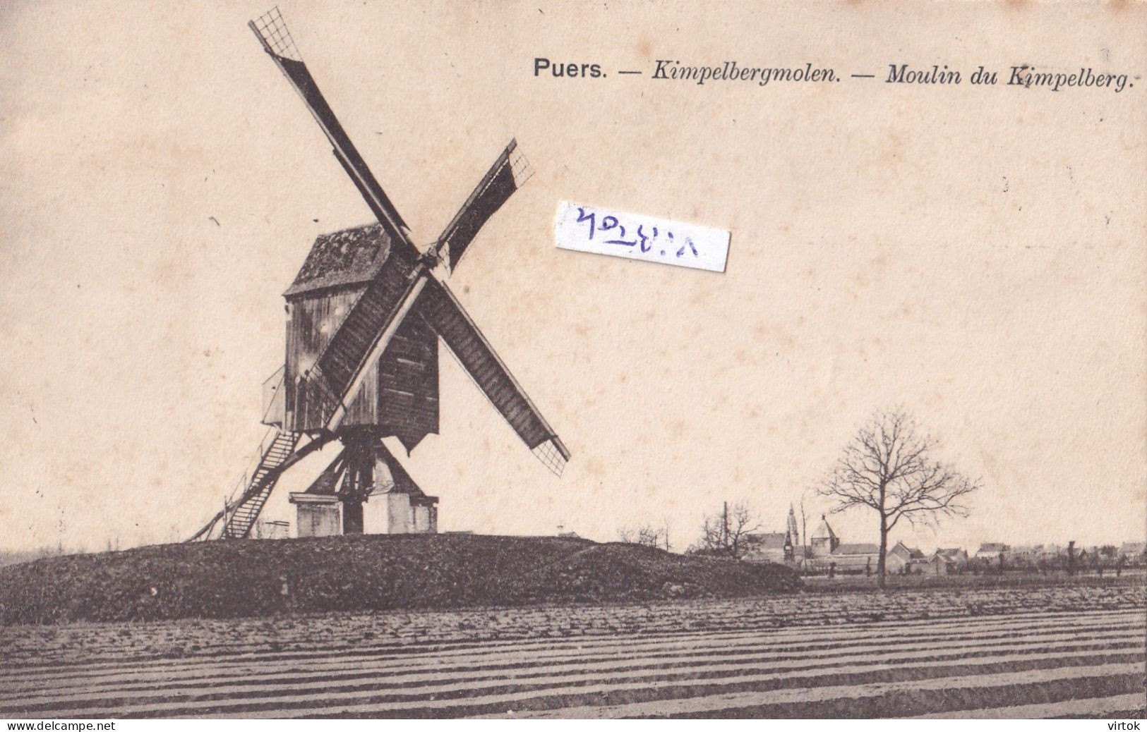 Puurs - Kimpelbergmolen - Moulin.(  see scans )