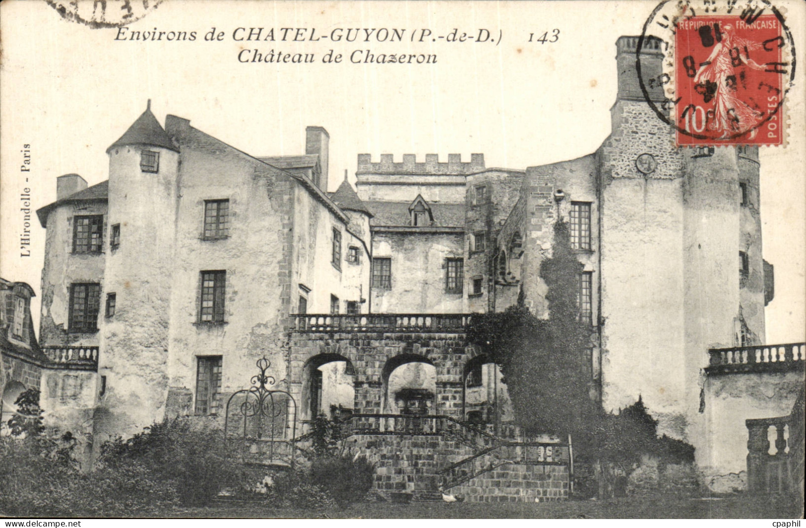 Puy de Dome- Chatel-Guyon- Chateau de Chazeron -CPA