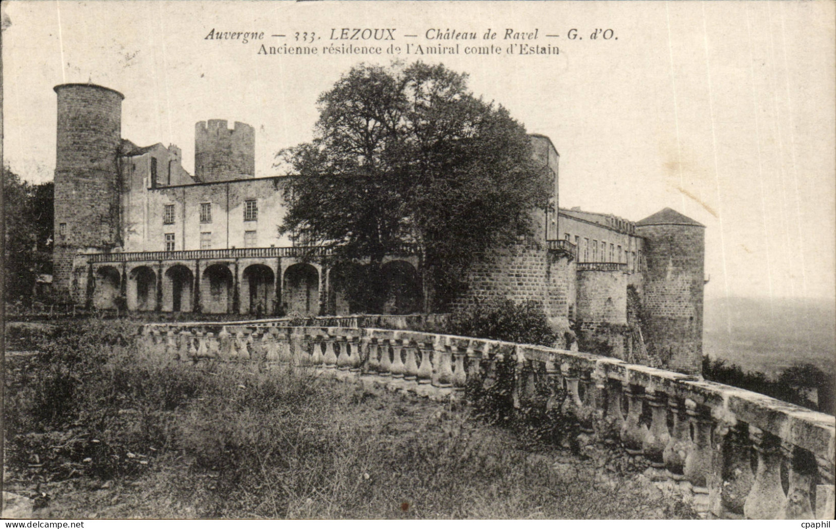 Puy de Dome- Lezoux- Chateau de Ravel- Ancienne residence de l'Animal comte d'Estaiu- -CPA