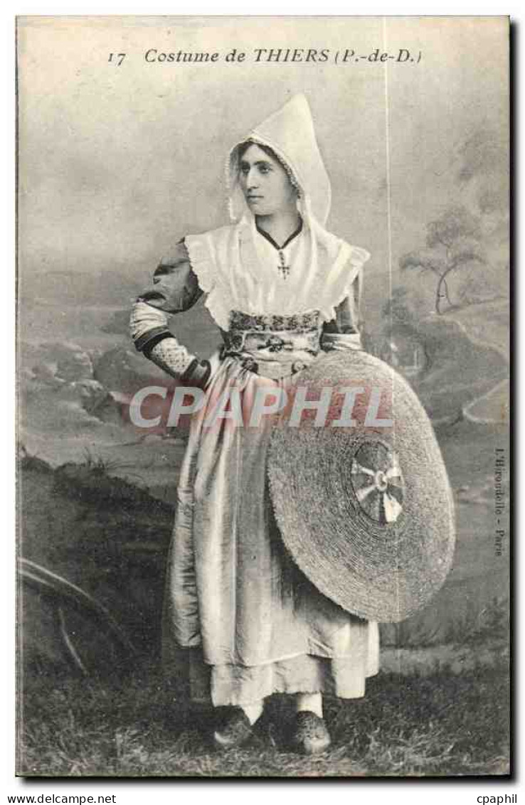 Puy de Dome - Thiers - Costume de Thiers - CPA