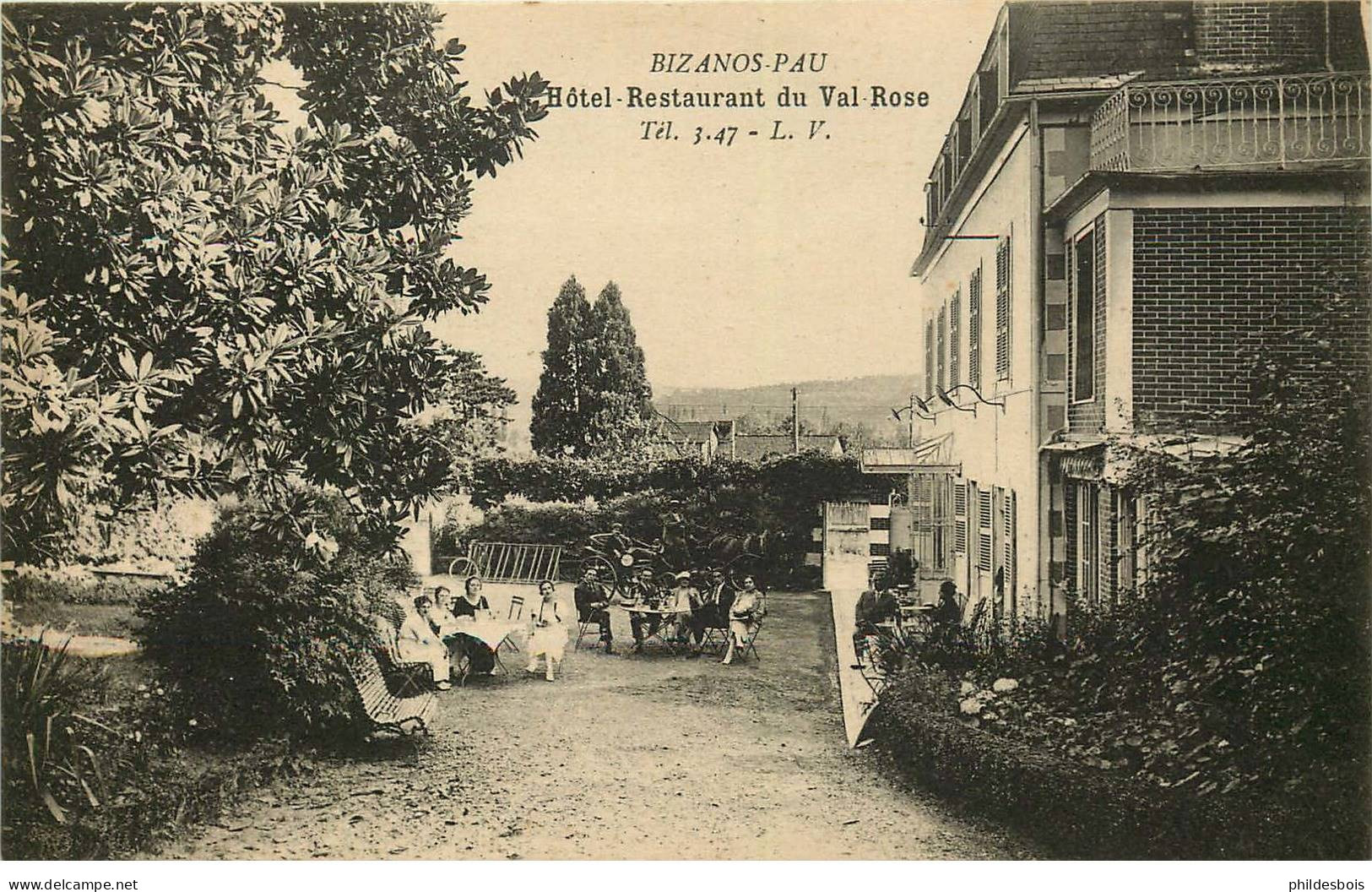 PYRENEES ATLANTIQUES   BIZANOS   HOTEL RESTAURANT DU VAL DE ROSE