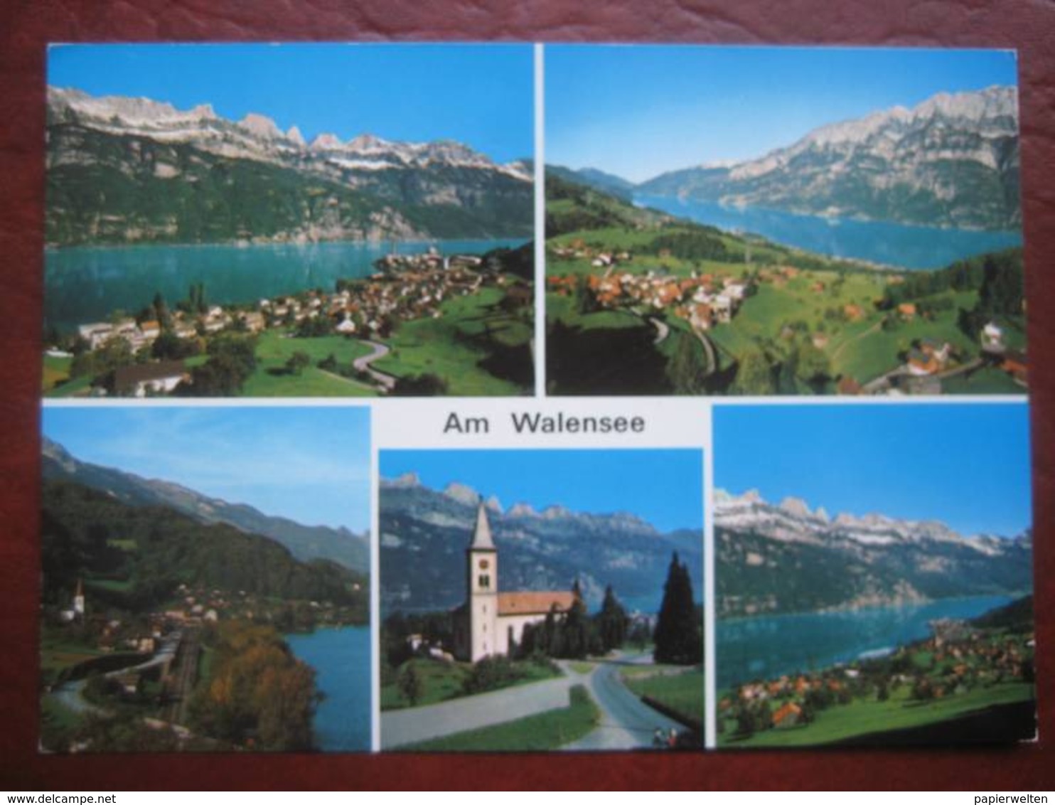 Quarten (SG) - Mehrbildkarte "Am Walensee" Unterterzen, Oberterzen, Quarten + Mols