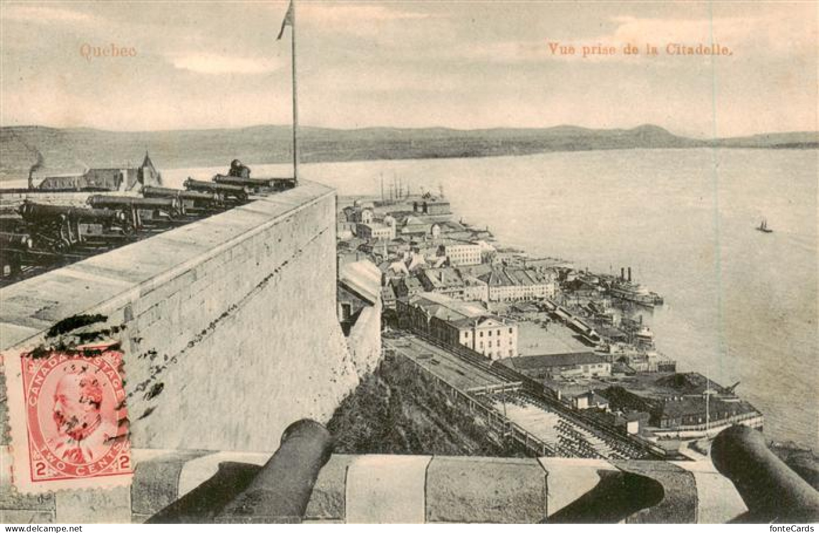 Quebec Canada Vue prise de la Citadelle