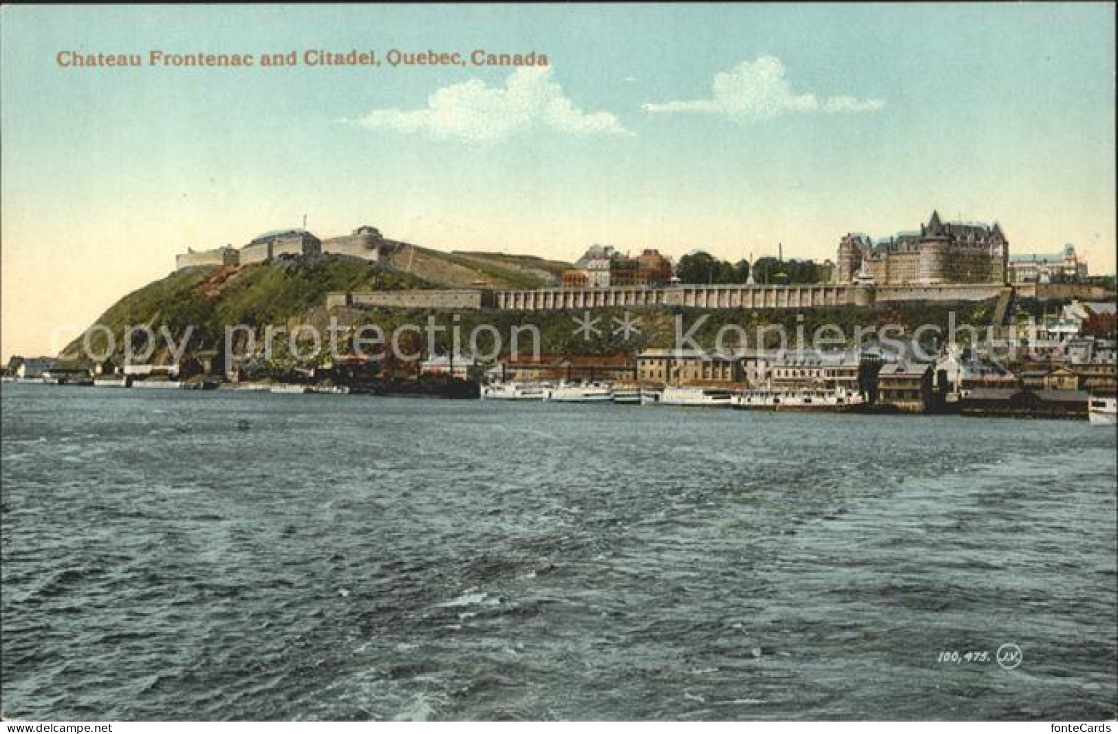 Quebec Chateau Frontenac and Citadel