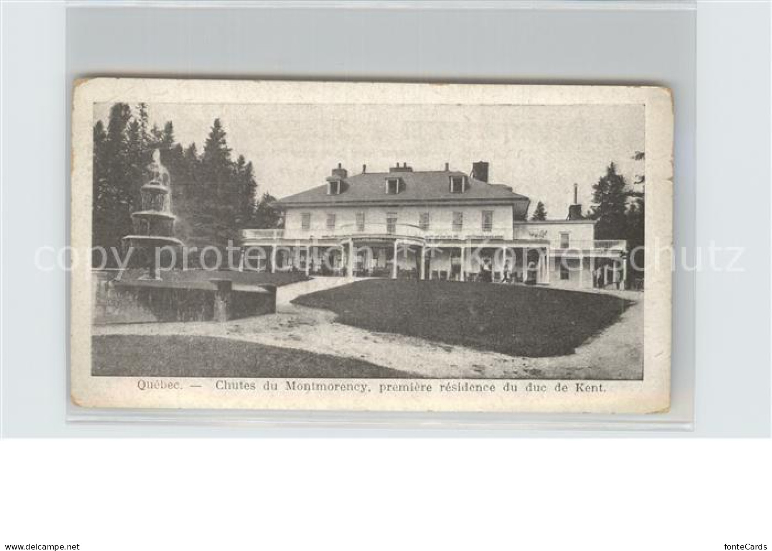 Quebec Chutes du Montmorency Residence du Duc de Kent