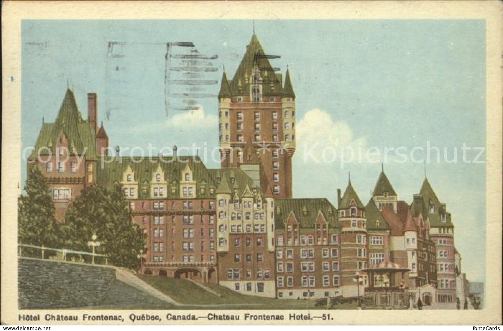 Quebec Hotel Chateau Frontenac