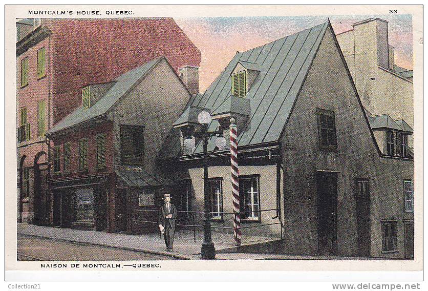 QUEBEC ... MAISON MONTCALM