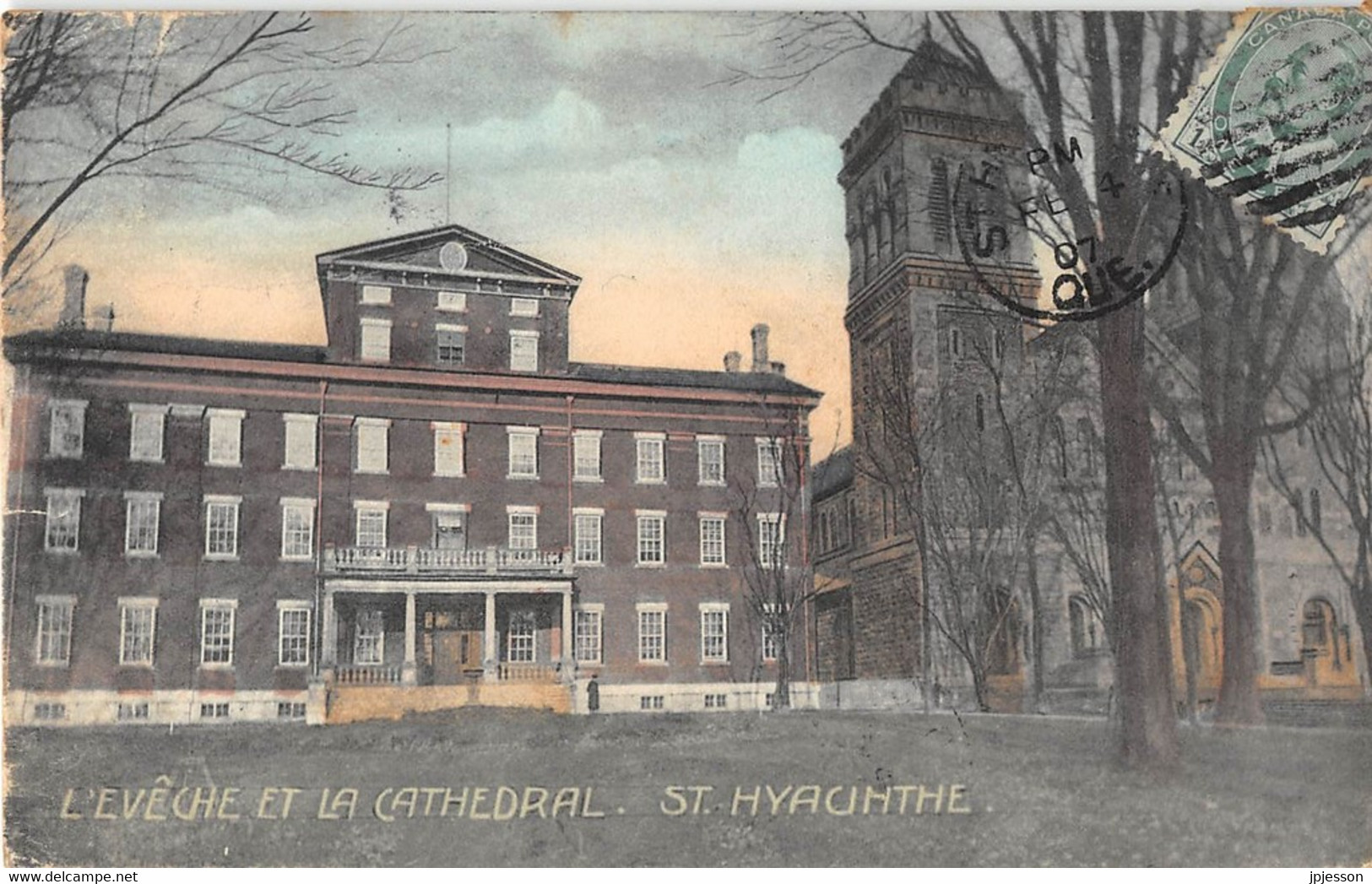 QUEBEC - SAINT HYACINTHE - L'EVECHE ET LA CATHEDRALE