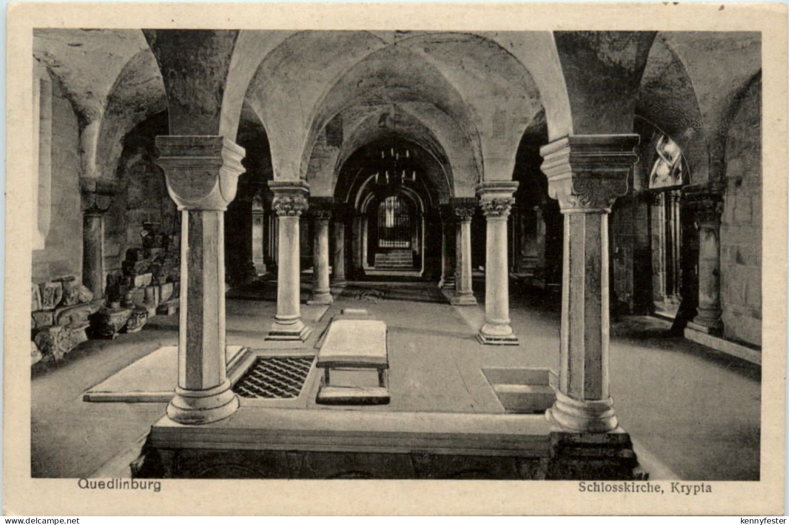 Quedlinburg, Schlosskirche, Krypta