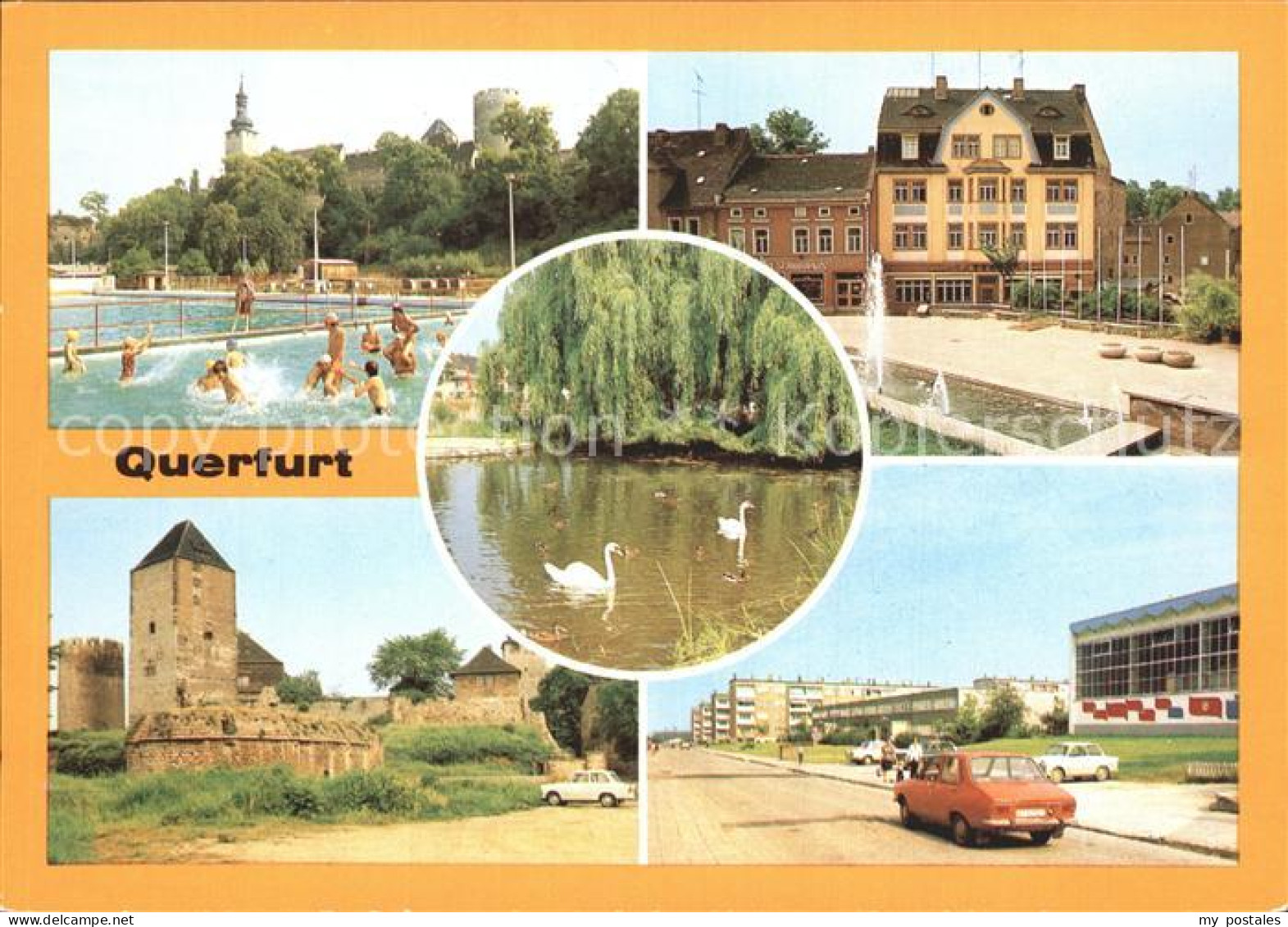 Querfurt Sachsen-Anhalt Bad Am Dreieck Burg Querfurt Sued Talgartenteich Schwae