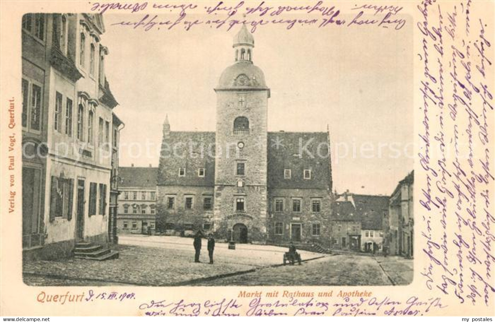 Querfurt Sachsen-Anhalt Markt Rathaus Apotheke