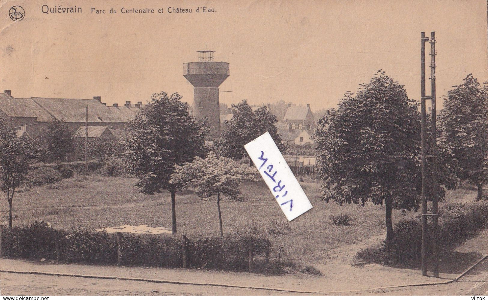 Quiévrain      chateau d'eau   ecrit