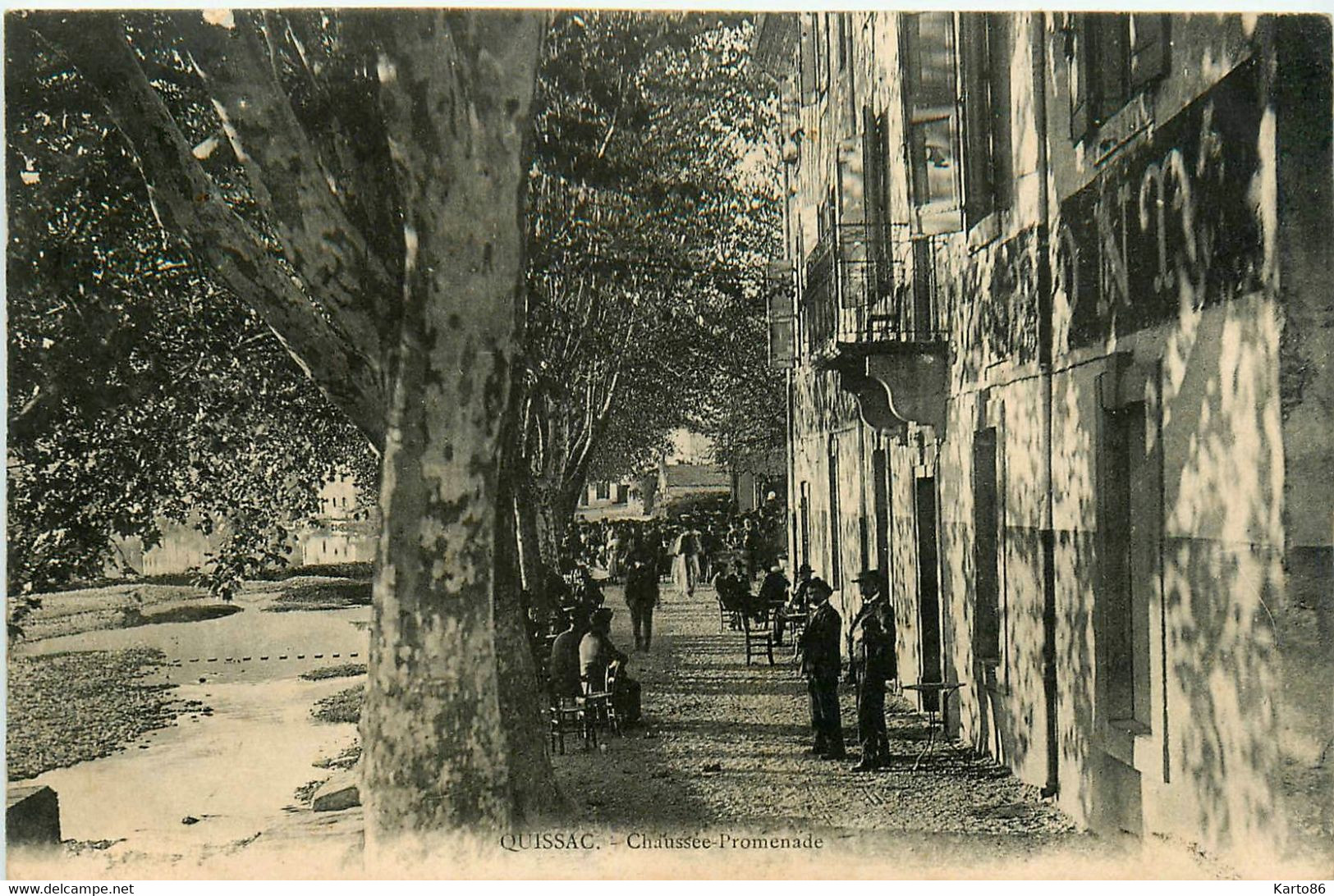 quissac * la chaussée promenade * villageois