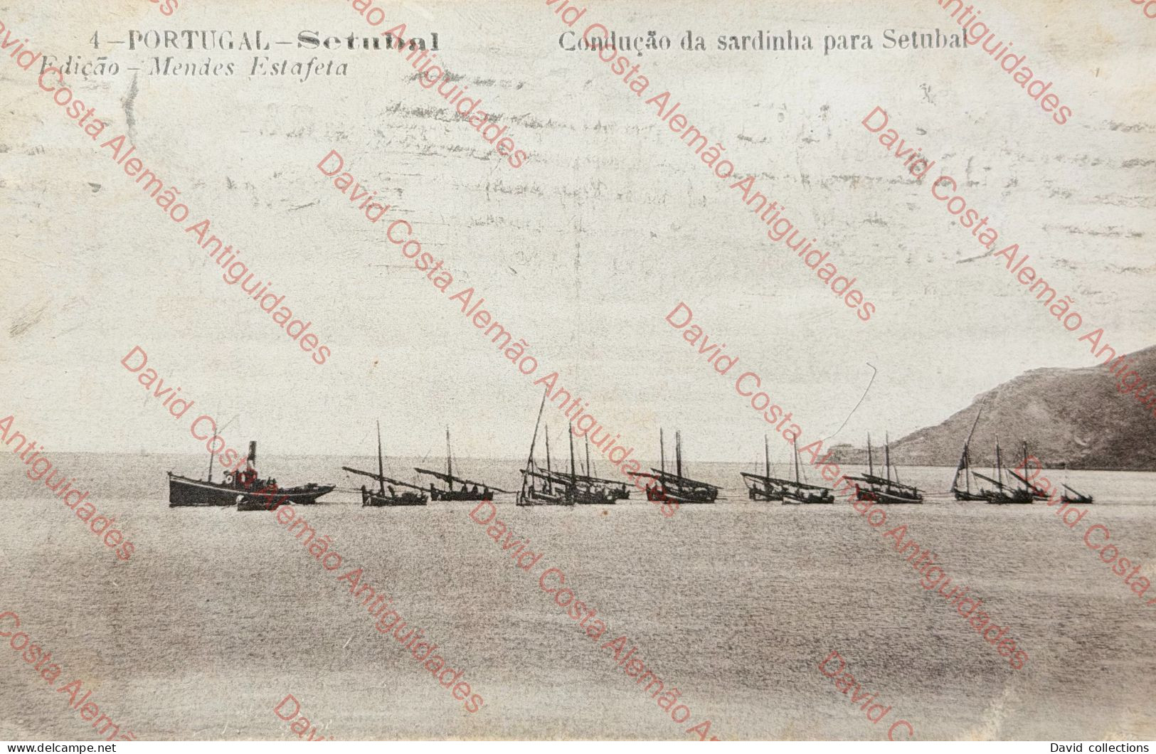 R.20  #G  PORTUGAL - SETUBAL - CONDUÇÃO DA SARDINHA PARA SETUBAL