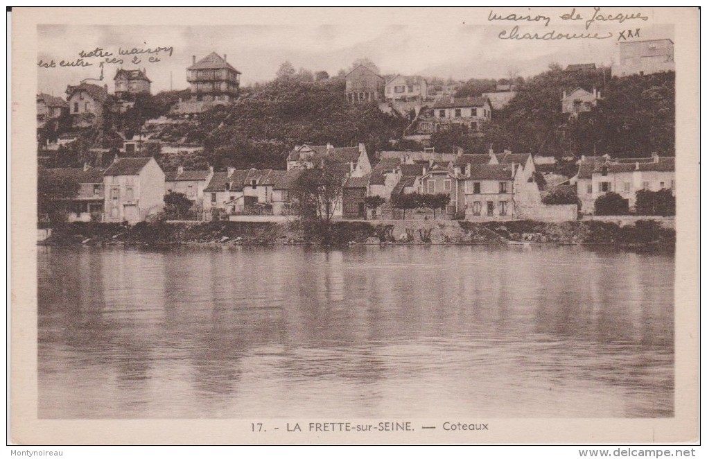 R :  val  d  oise :  LA  FRETTE  sur  SEINE  : vue