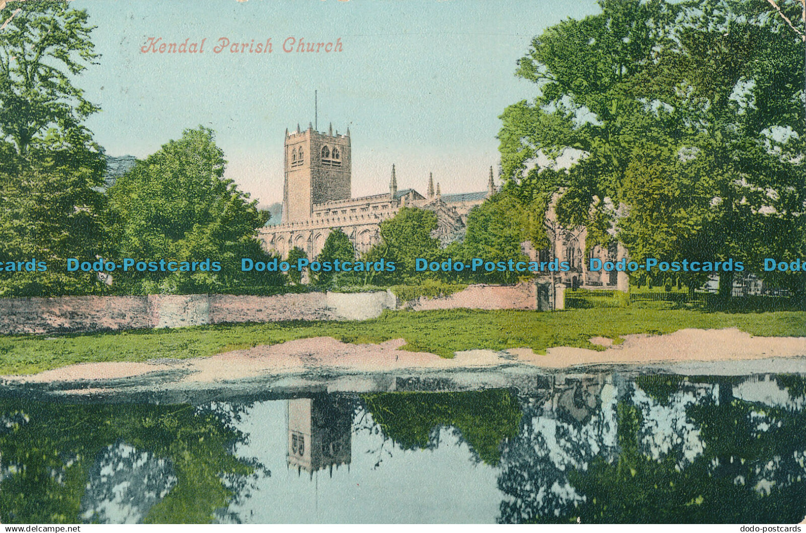 R003590 Kendal Parish Church. Valentine. 1905