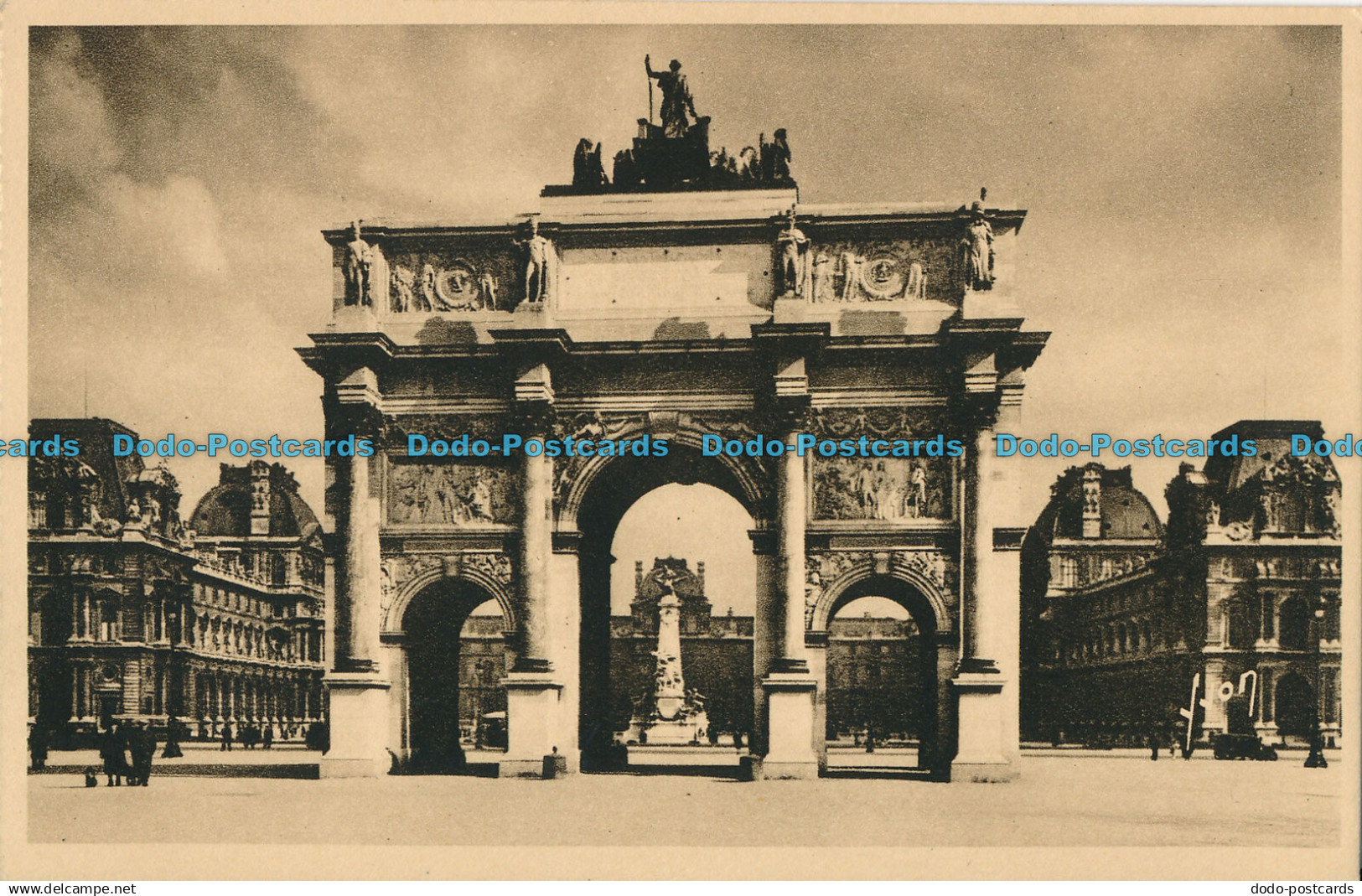 R004556 Paris. Carrousel Triumphal Arch. Yvon. No 17