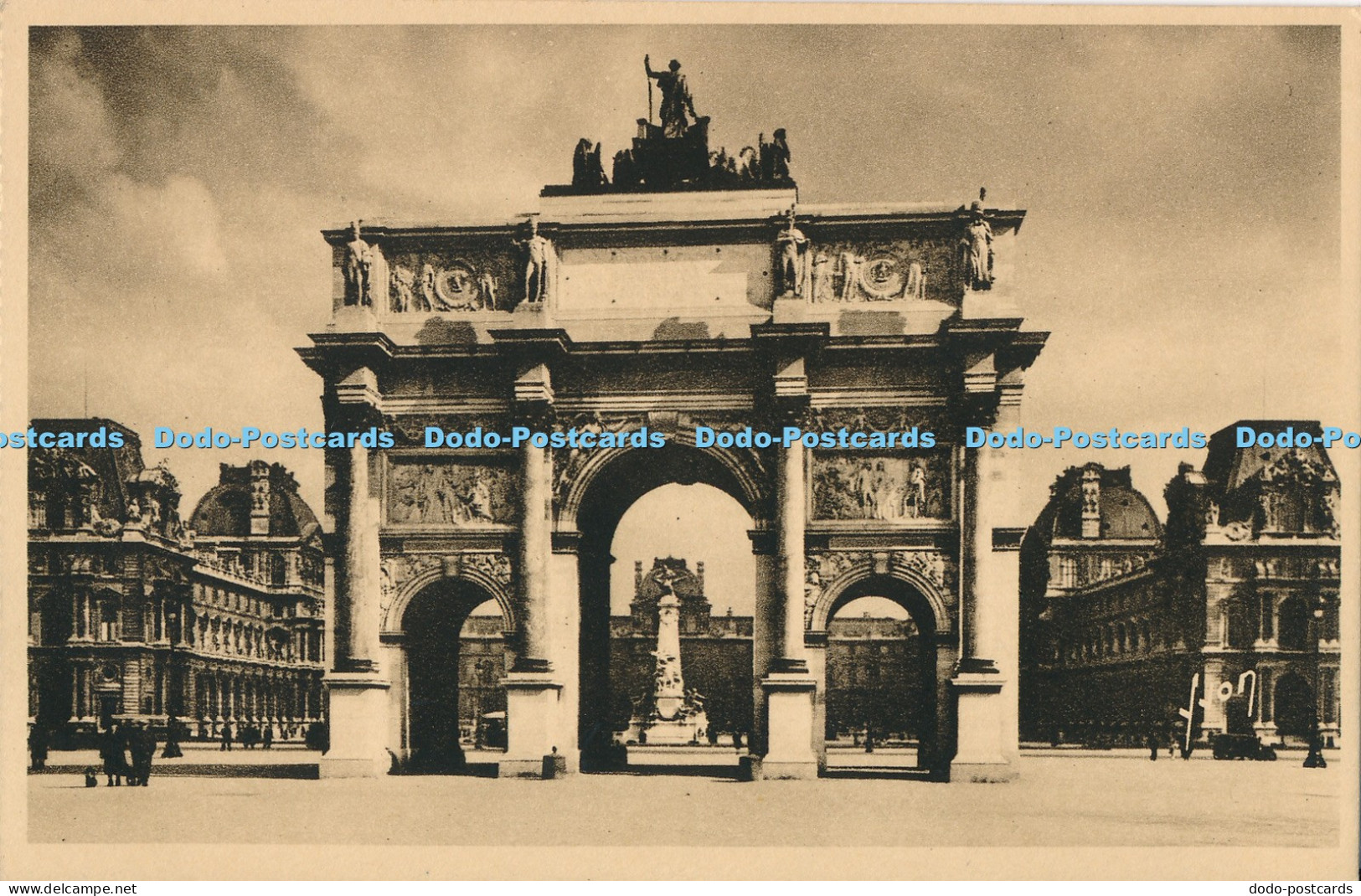 R004556 Paris Carrousel Triumphal Arch Yvon No 17