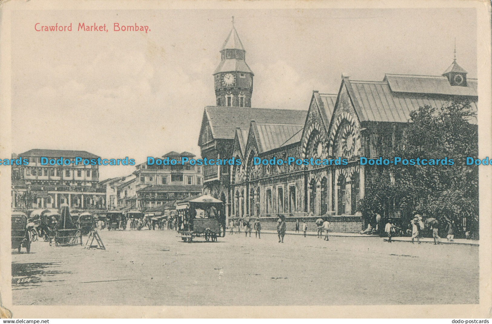 R004573 Crawford Market. Bombay. C. M. Braganca. No 1010