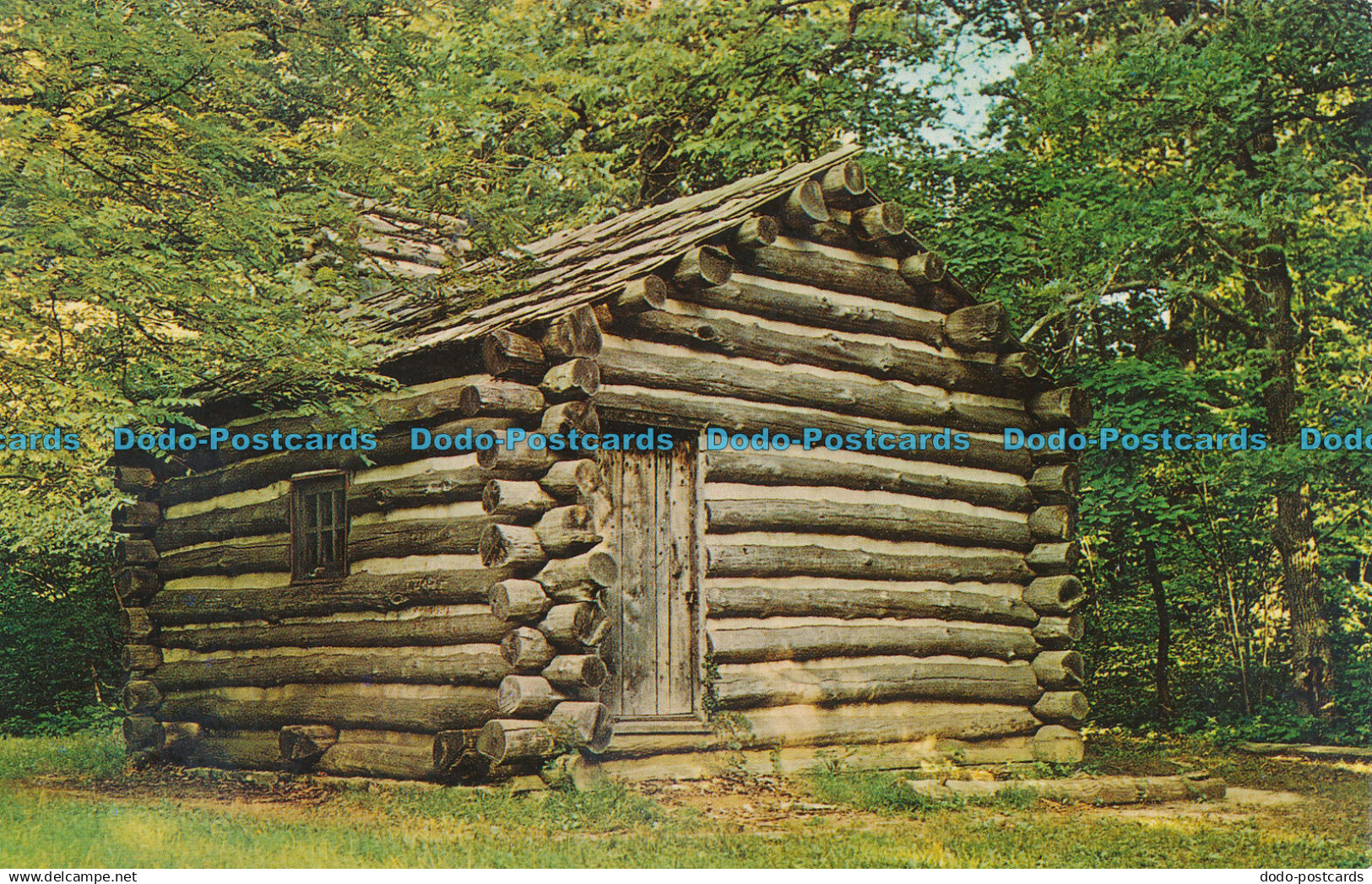 R005245 School and Church. New Salem State Park. Lincolns New Salem. Illinois. D