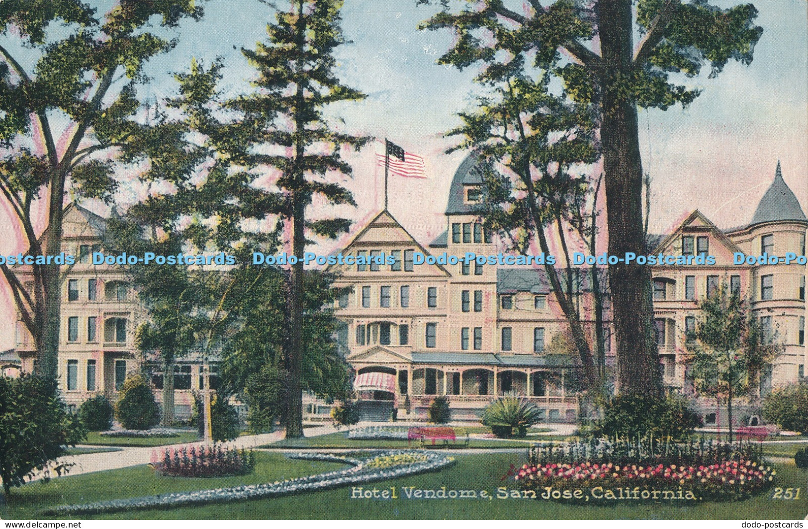 R005376 Hotel Vendome San Jose California